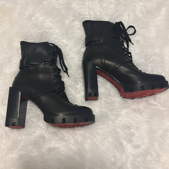 Christian Louboutin Black Ankle Boots - Picture 4 of 11